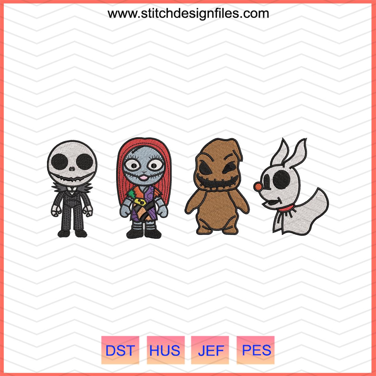 Baby Jack and Sally Embroidery File