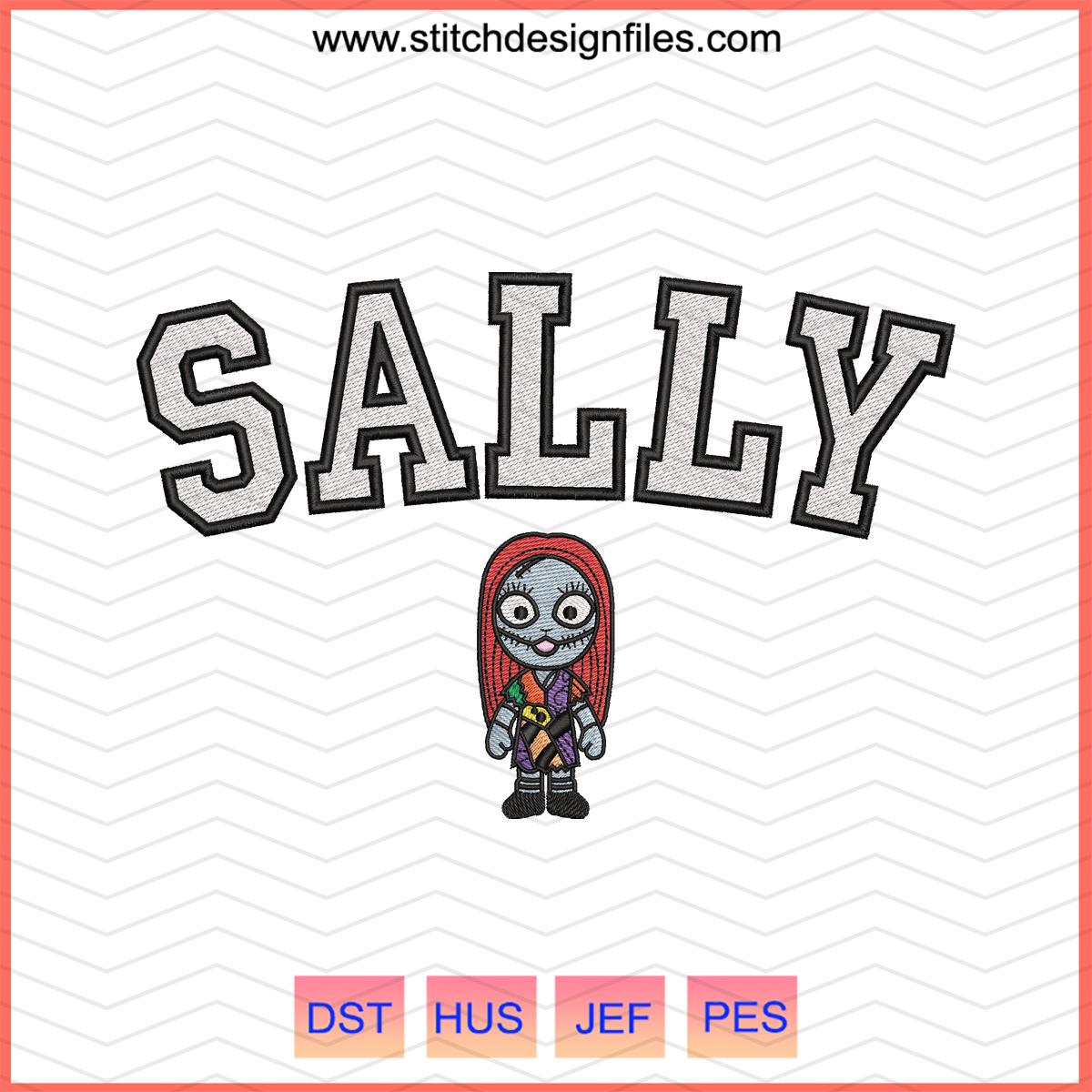 Baby Sally Halloween Embroidery Design