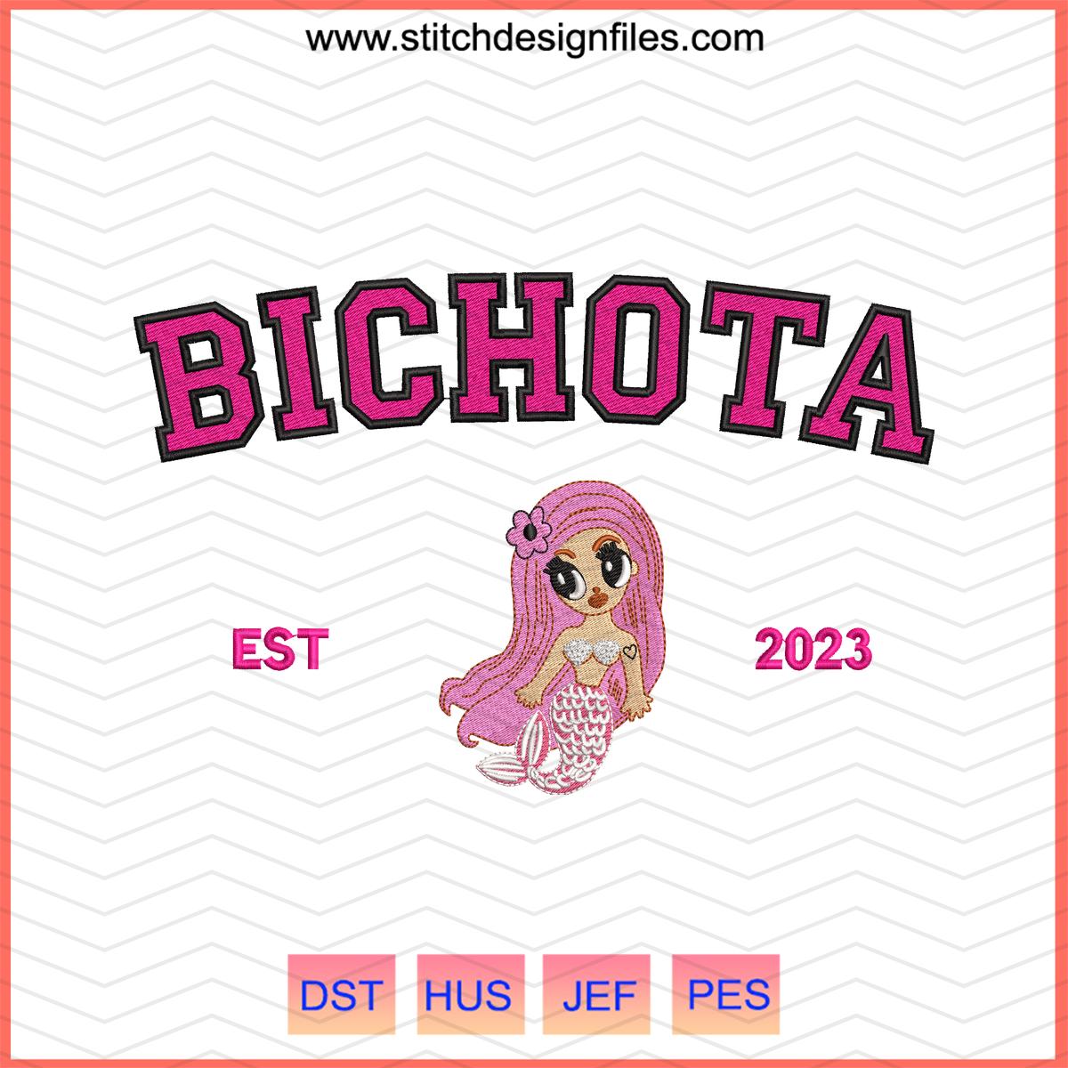 Bichota Season Machine Embroidery File – DST PES JEF - bichota season machine embroidery file dst pes jef