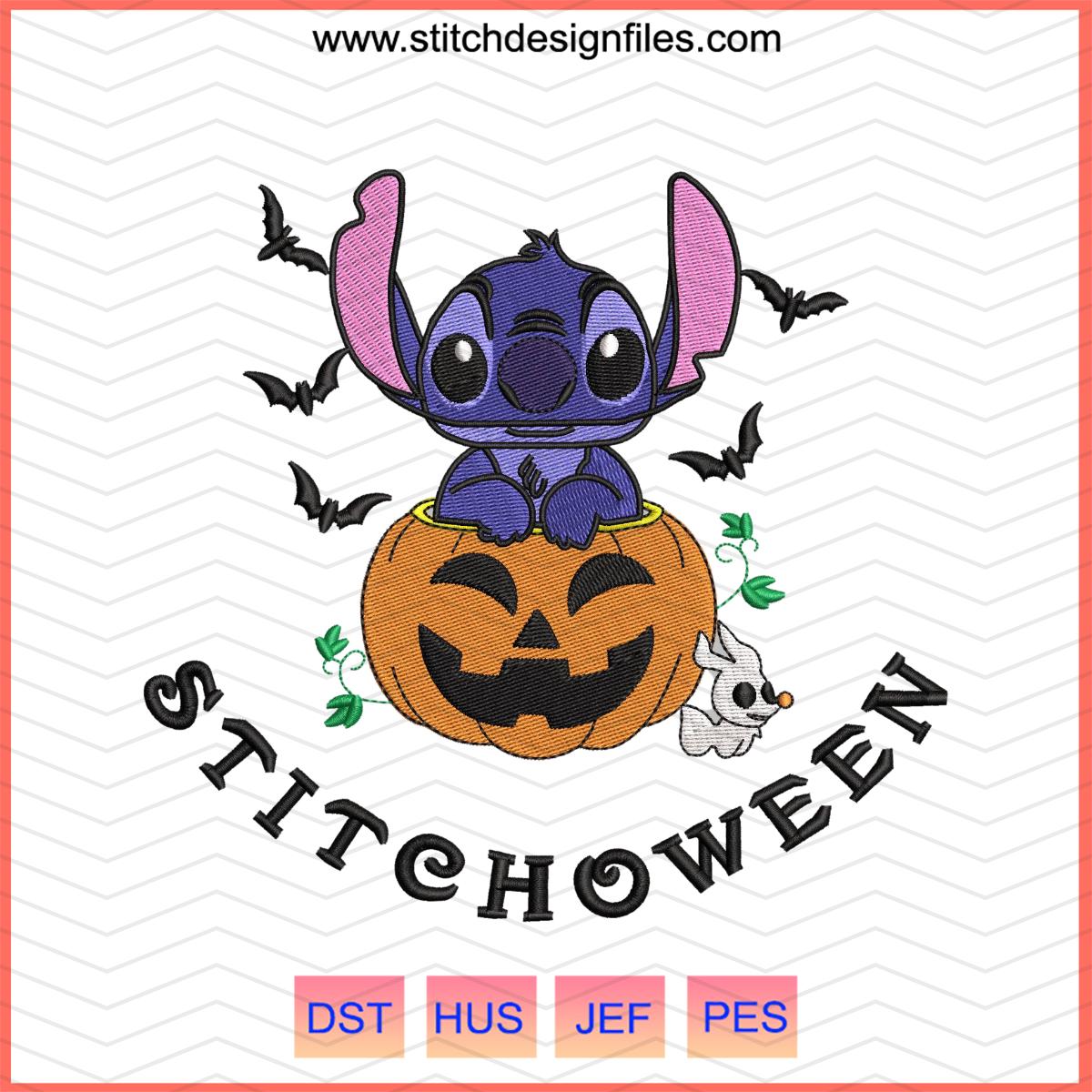 Fantasmas Halloween Embroidery Design