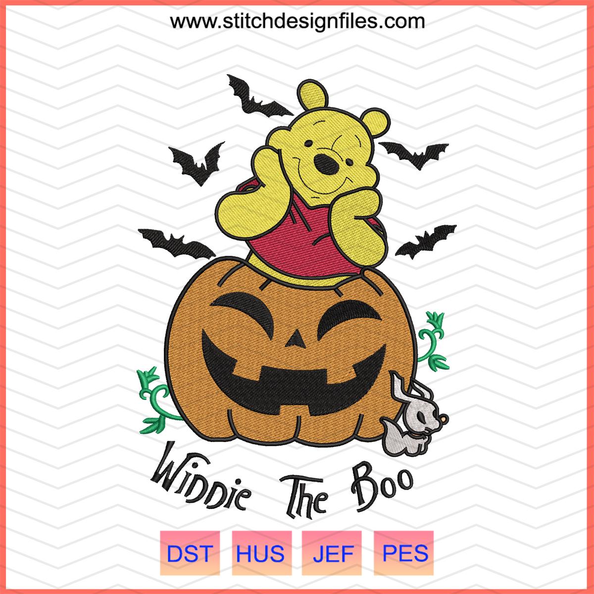 Halloween Town University Heart Embroidery File