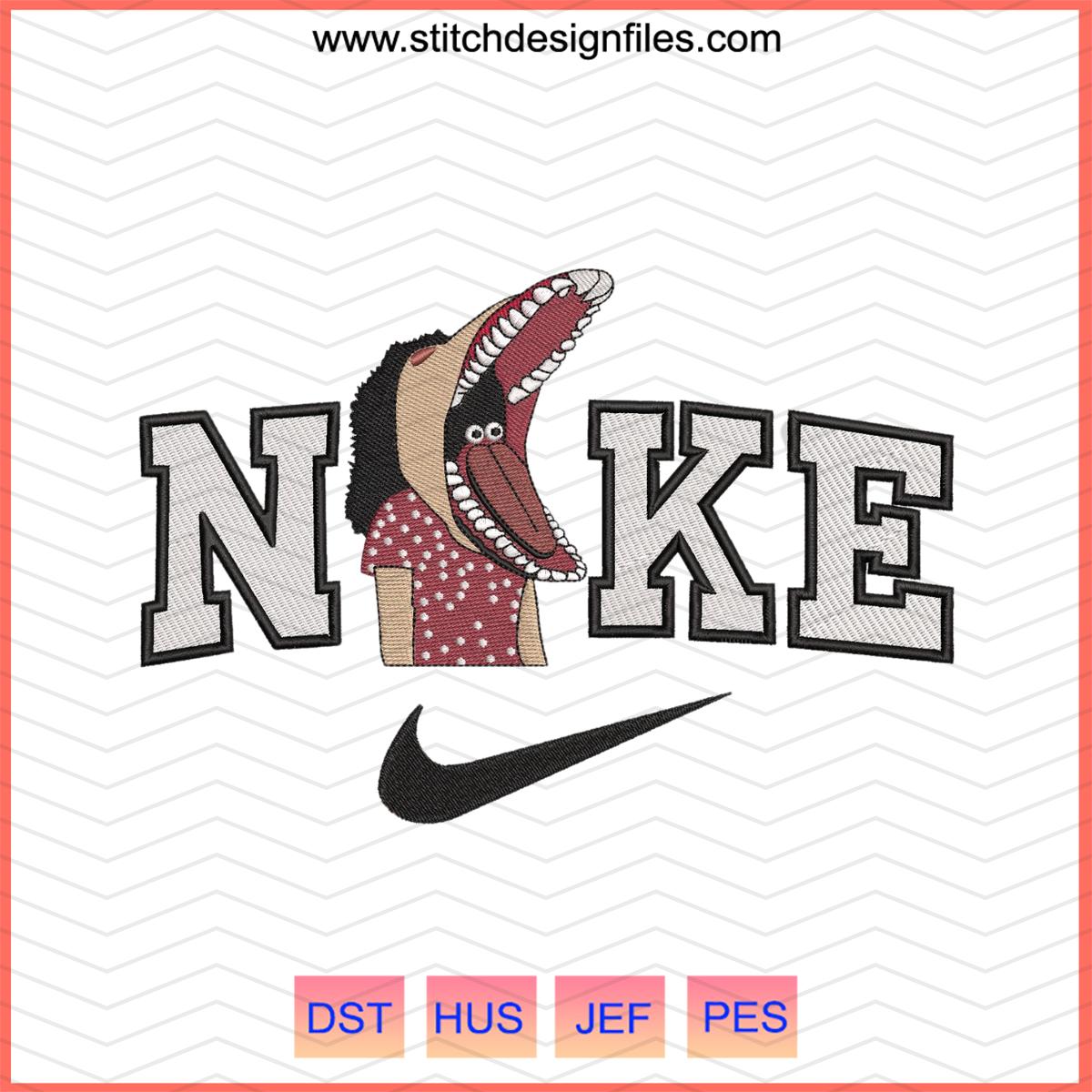 Nike Barbara Maitland Beetlejuice Embroidery Design