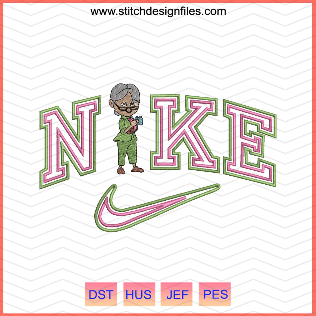 Nike Ellie and Carl Embroidery Design