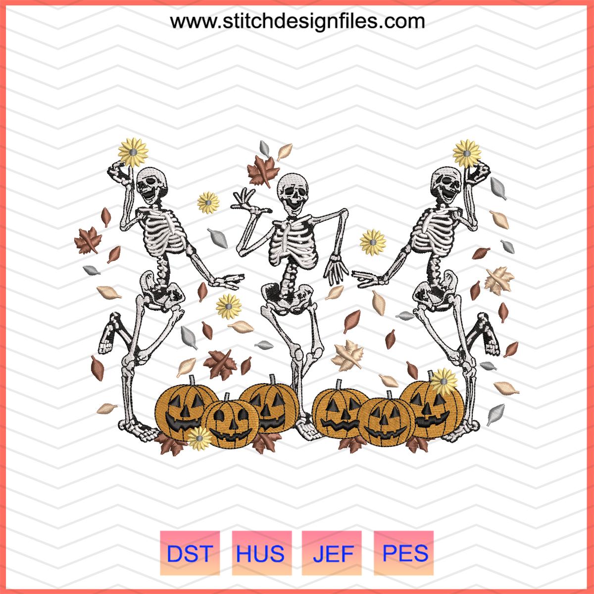 Nike Ghost Skeleton Embroidery Design