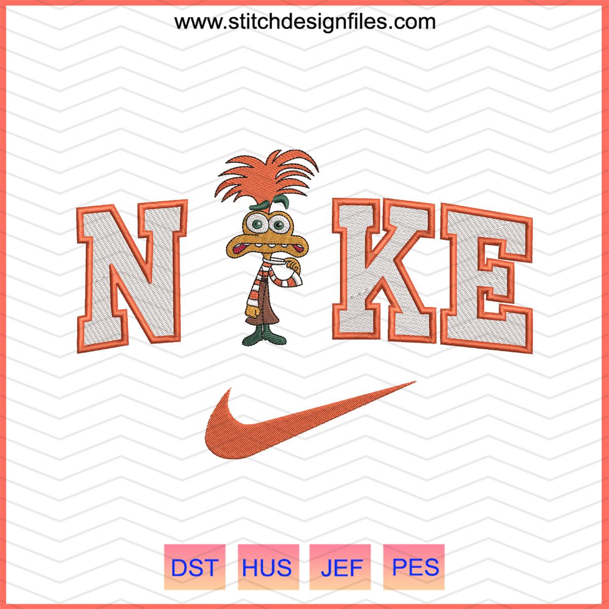 Nike Inside Out Anger Embroidery Design - nike inside out anger embroidery design