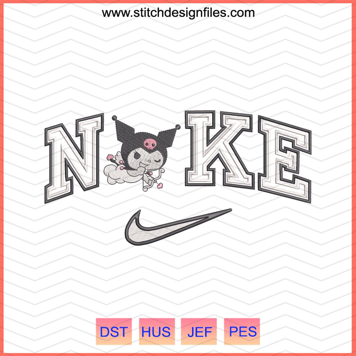 Nike Kuromi & Melody Couple Embroidery Design