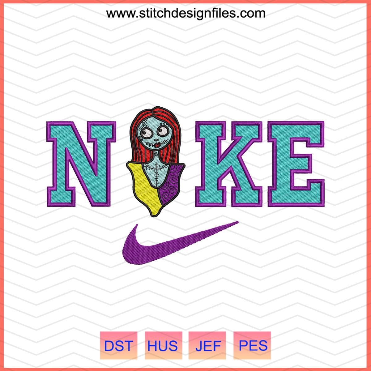Nike Sally Halloween Machine Embroidery Design – DST PES JEF