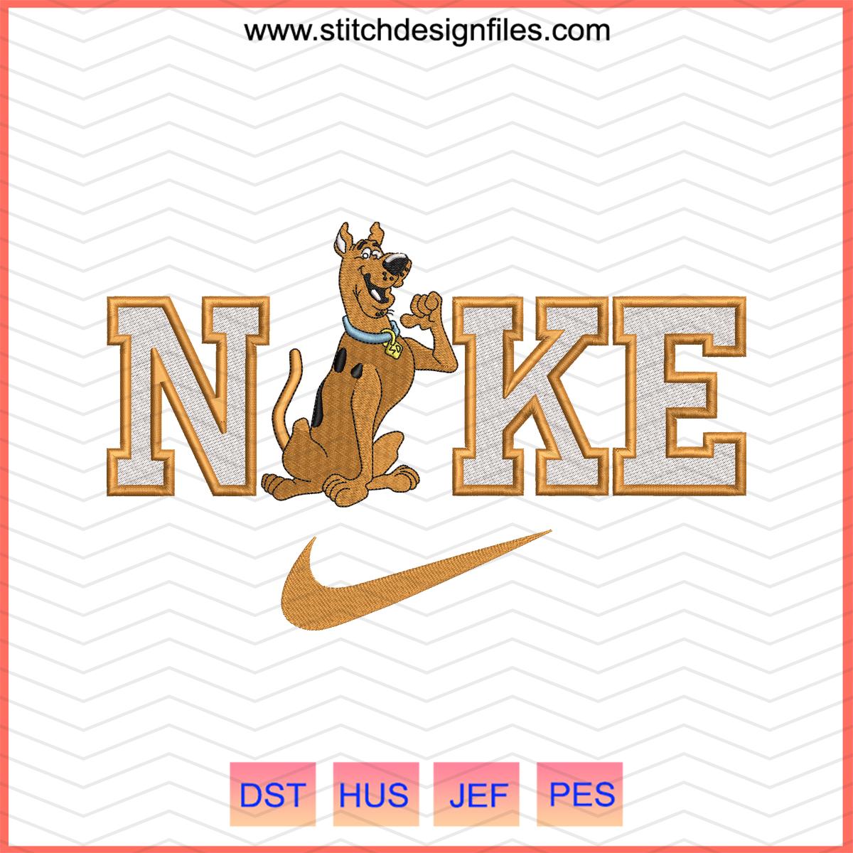Nike Scooby-Doo Embroidery File