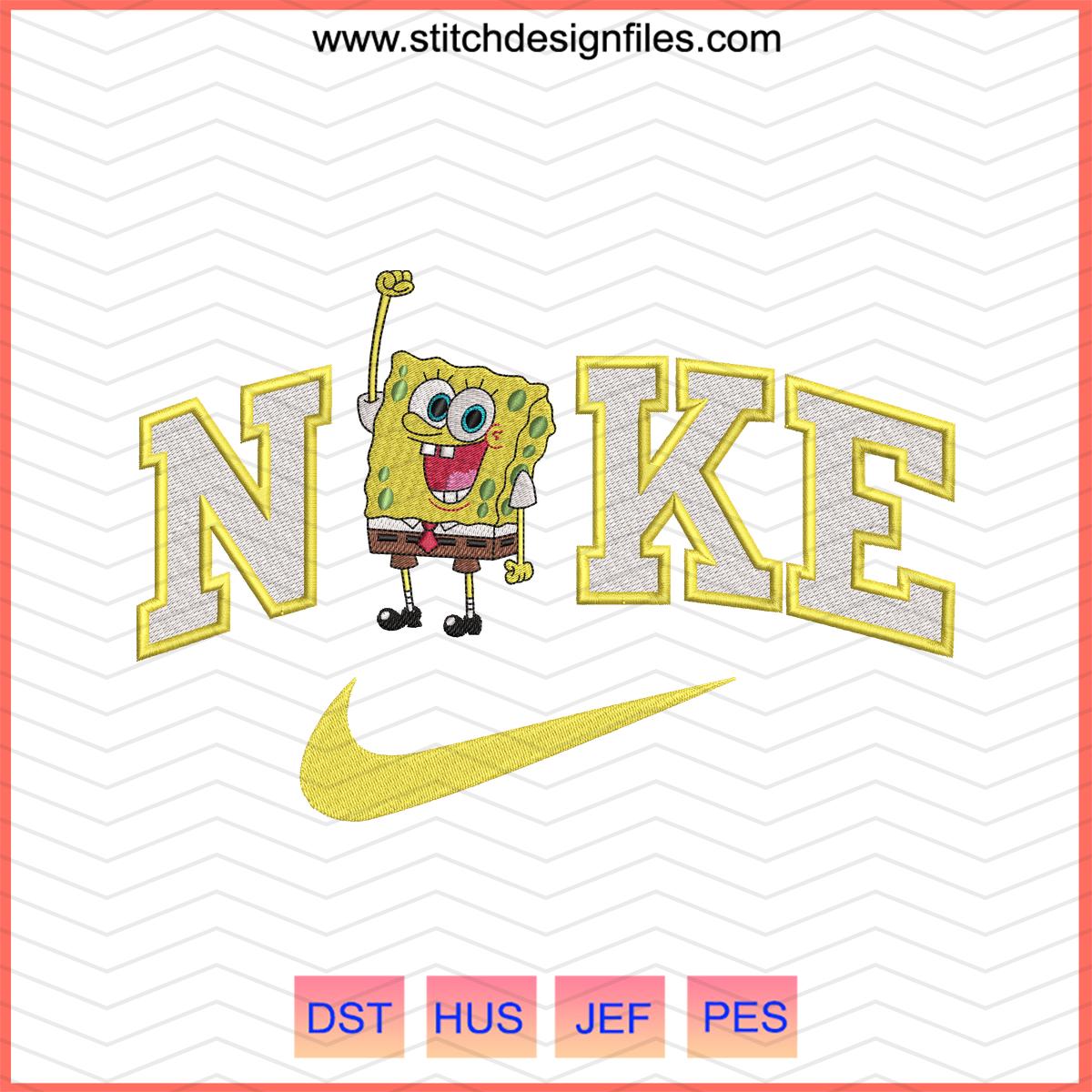 Nike SpongeBob and Patrick Embroidery File
