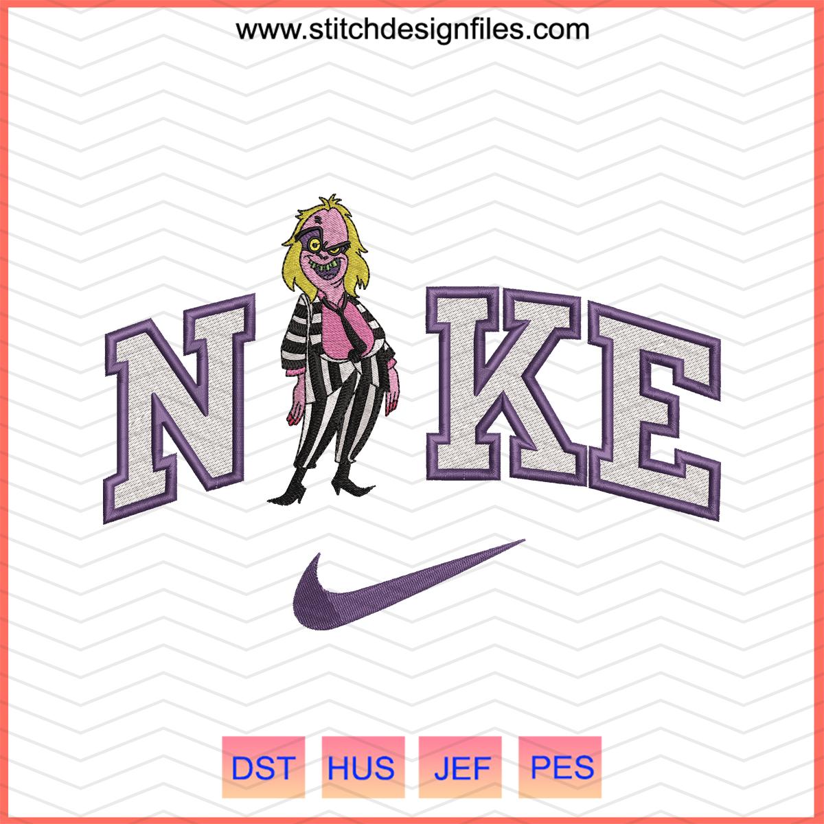 Nike x Beetlejuice Embroidery Design
