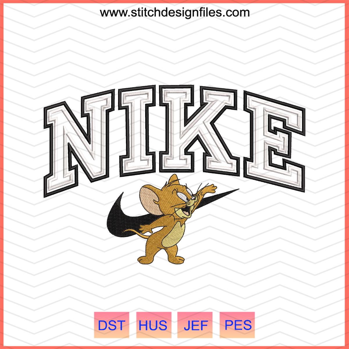Nike x Jerry Embroidery Design