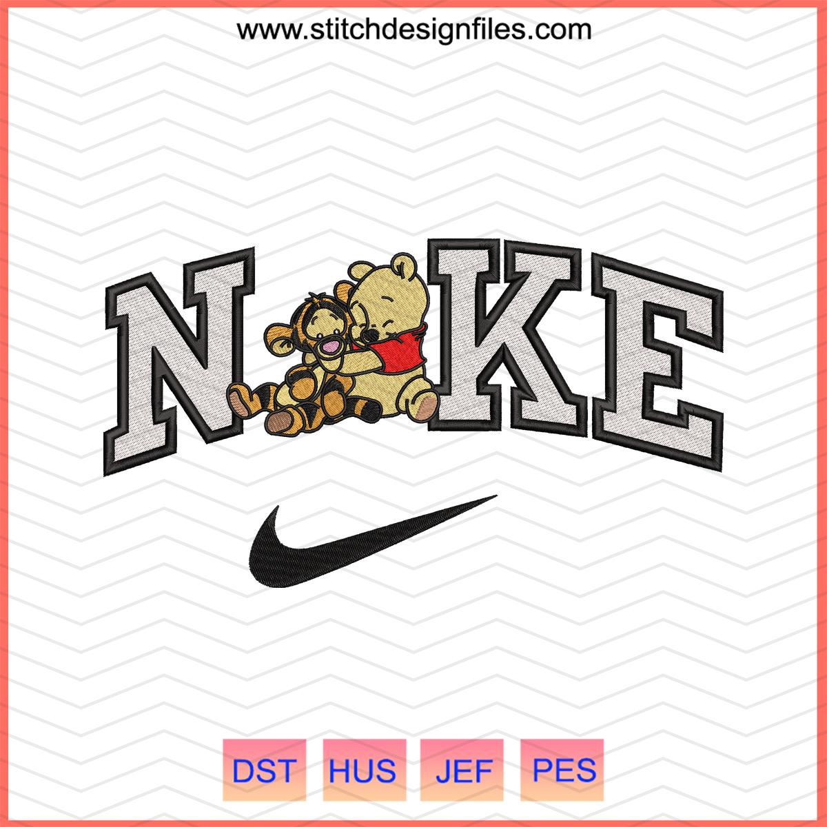 Nike x Winnie the Pooh & Tigger Embroidery File