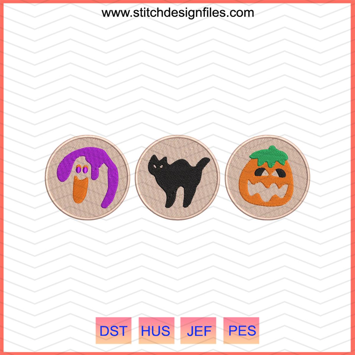 Pillsbury Halloween Cookie Embroidery Design – DST PES