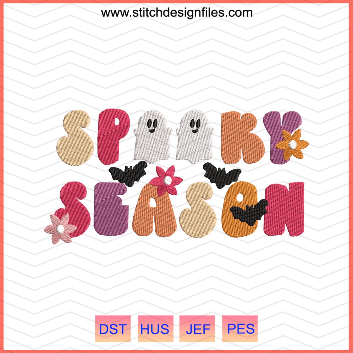 Spooky Season x Embroidery Design File