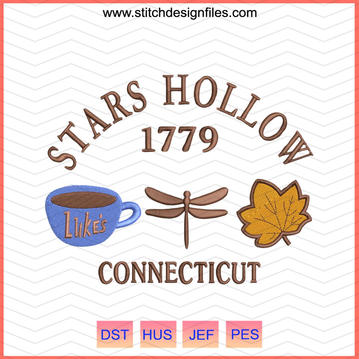 Stars Hollow 1779 Embroidery Design File