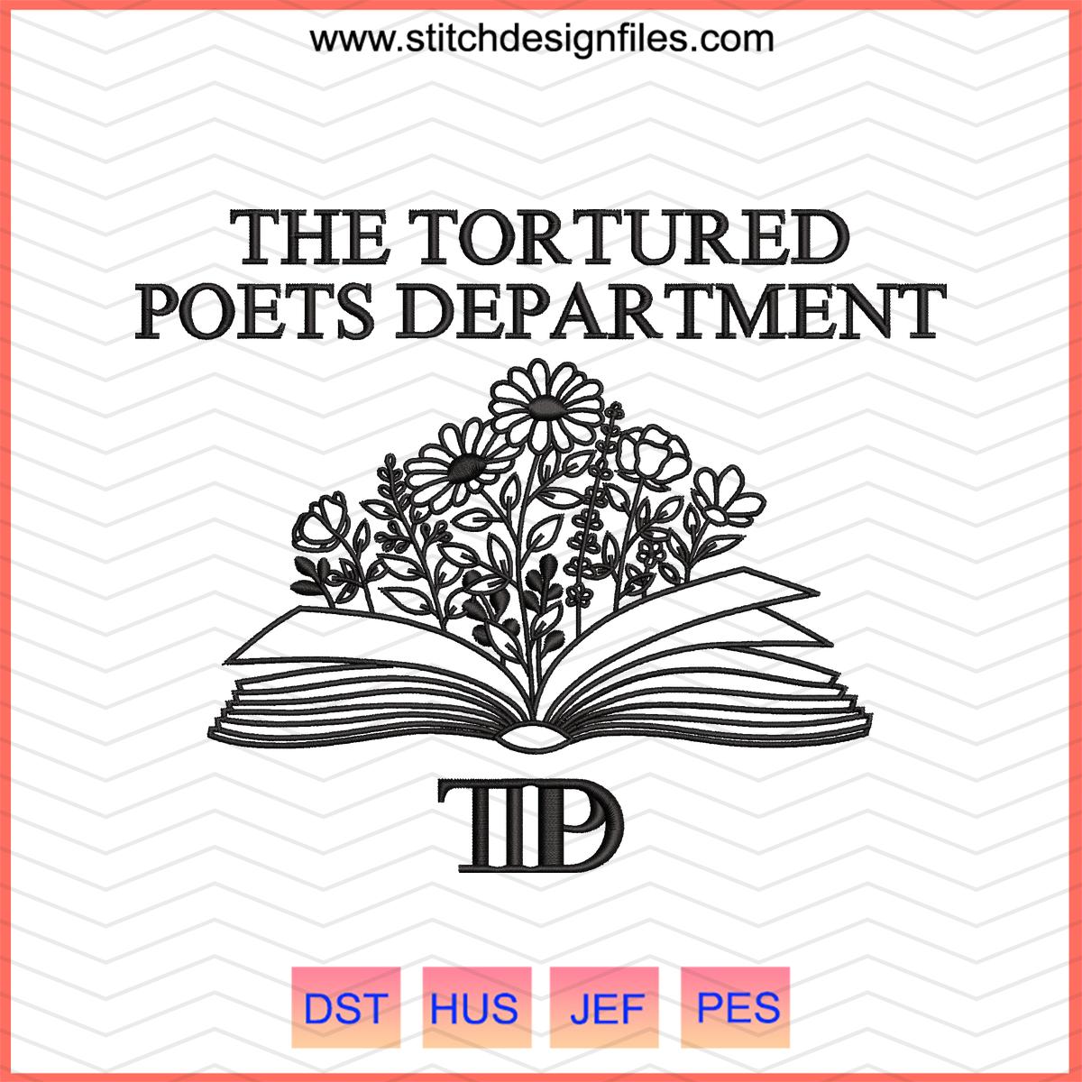 The Tortured Poets Department Machine Embroidery File
